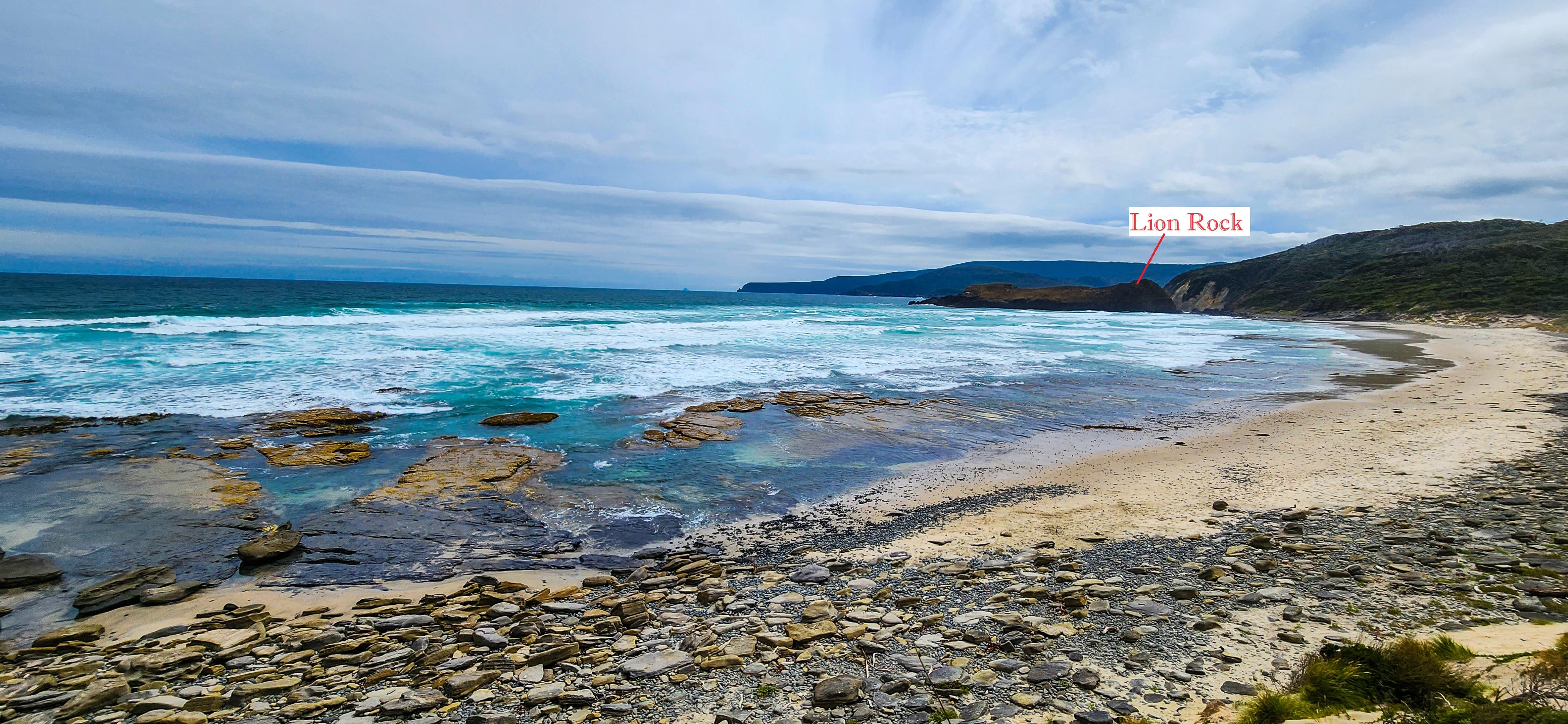 Lion Rock, South Cape Bay